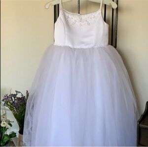 Michelangelo Flower Girl Princess Dress Size 4 Girls Nwt